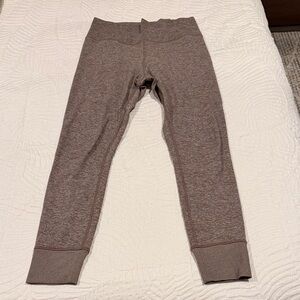 Athleta Softluxe Jogger Leggings - oatmeal heather, size M